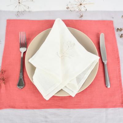 Kitchen linen placemats, natural dining placemats