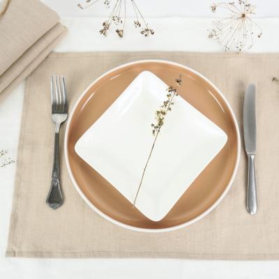 Linen kitchen placemats, linen table decor