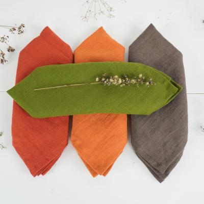 Linen napkins, natural stonewashed napkins