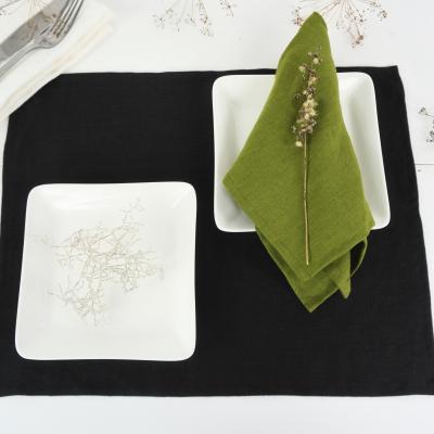 Linen napkins, natural stonewashed napkins