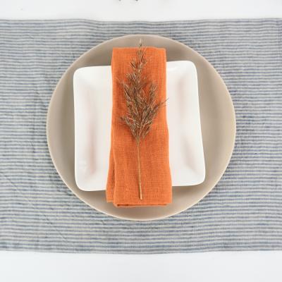 Galda lina salvetes, lauku stila lina salvetes