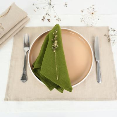Lina salvešu komplekts, mīkstas lina galda salvetes