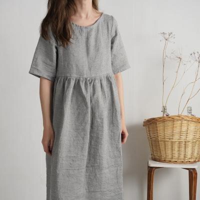 Boho linen maternity dress - COLORADO